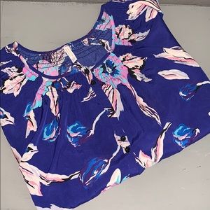 Floral 3/4 Sleeve Blouse